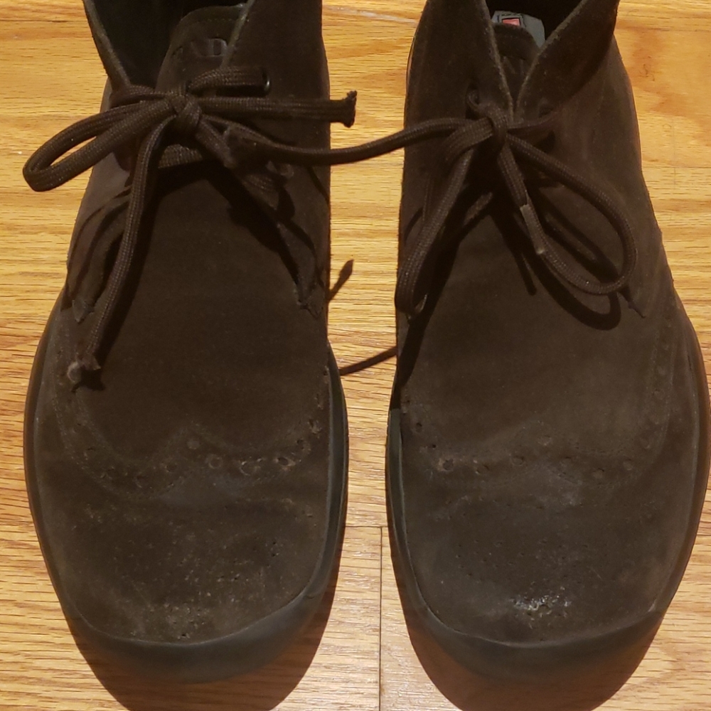 Authentic Prada Men's Suede Boots - Picture 6 of 6
